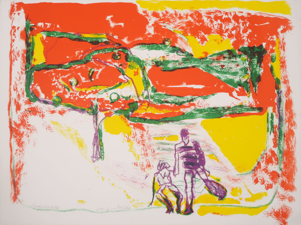 Pieter Defesche: Litho, Z.T. Twee figuren kopen? Bied vanaf 35!