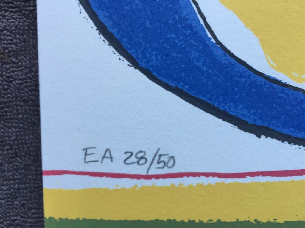 CORNEILLE 1997 E.A. zeefdruk/litho  Kerst / oud & nieuw kaart 1997/1998 kopen? Bied vanaf 40!