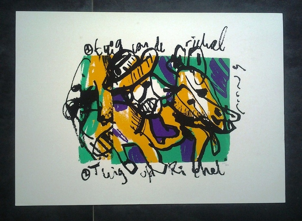 Herman Brood - Tuig van de richel - gesigneerde zeefdruk HBM kopen? Bied vanaf 149!
