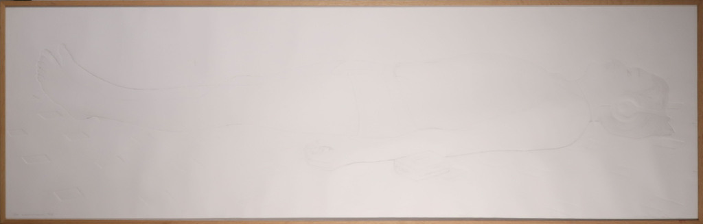 Annemiek Vera: Blinddruk, De Walkman - Ingelijst (Zeer groot) verkocht voor € 90!