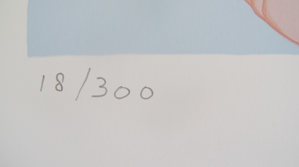 "La Tendresse" - kleurenlithografie, 300 ex.  kopen? Bied vanaf 40!