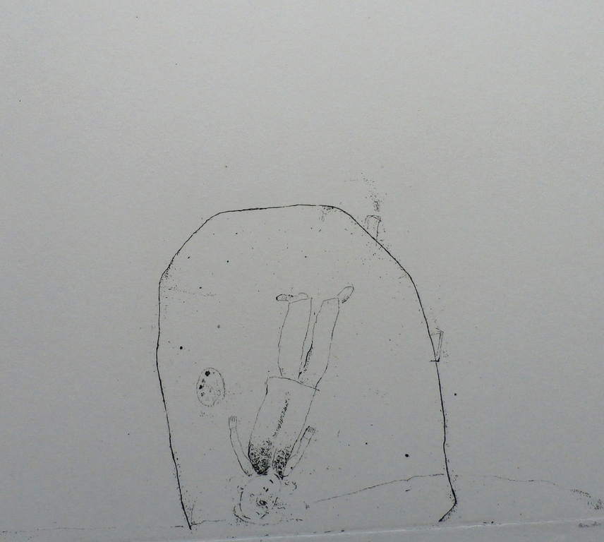 Hans Andringa - Ets: onder is boven - 1986 kopen? Bied vanaf 40!