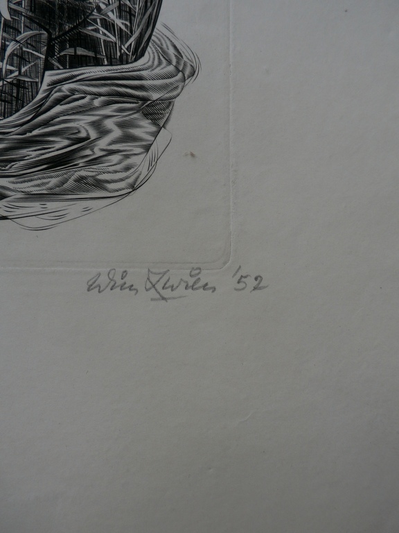 Wim Zwiers - Kopergravure -  kopen? Bied vanaf 35!