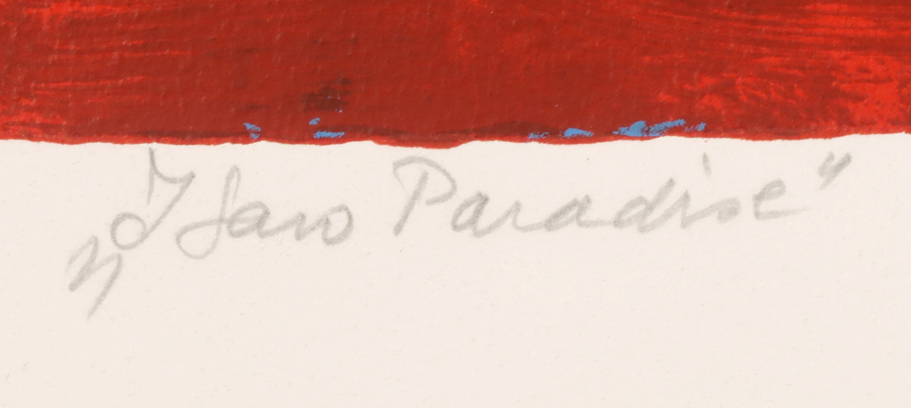 Hans Truijen: Zeefdruk, I saw paradise kopen? Bied vanaf 70!