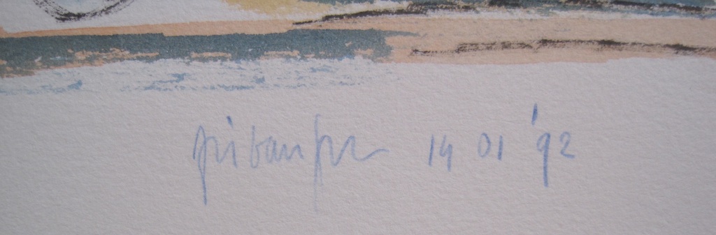 Aquarel/tekening 1992 kopen? Bied vanaf 250!