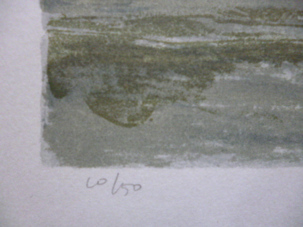 Mart Kempers - kleurenlitho - Spoorbomen bij huis kopen? Bied vanaf 40!