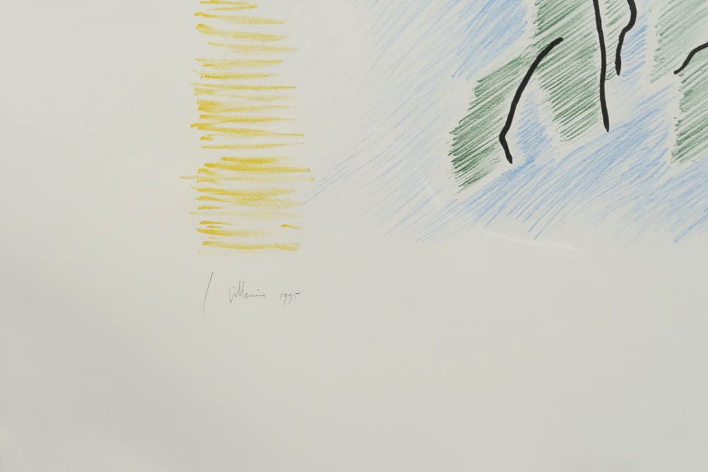 Jaap Hillenius: Litho, Zonder titel - Ingelijst kopen? Bied vanaf 1!