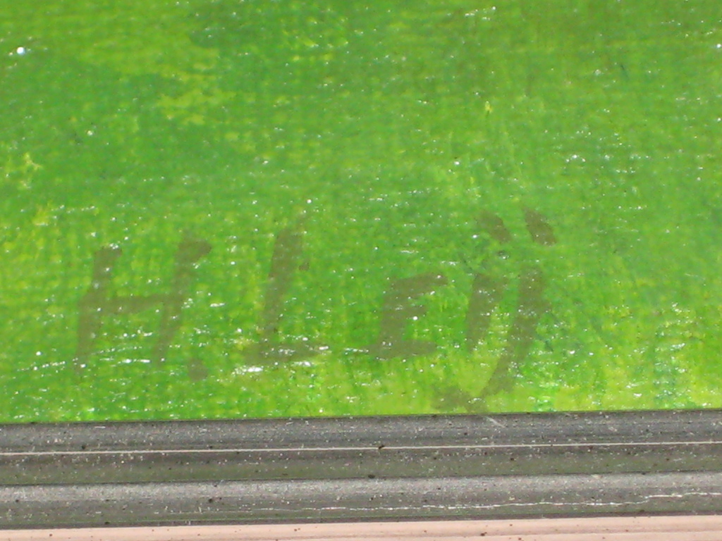 waterrijk landschap olieverf op doek gesigneerd kopen? Bied vanaf 5!
