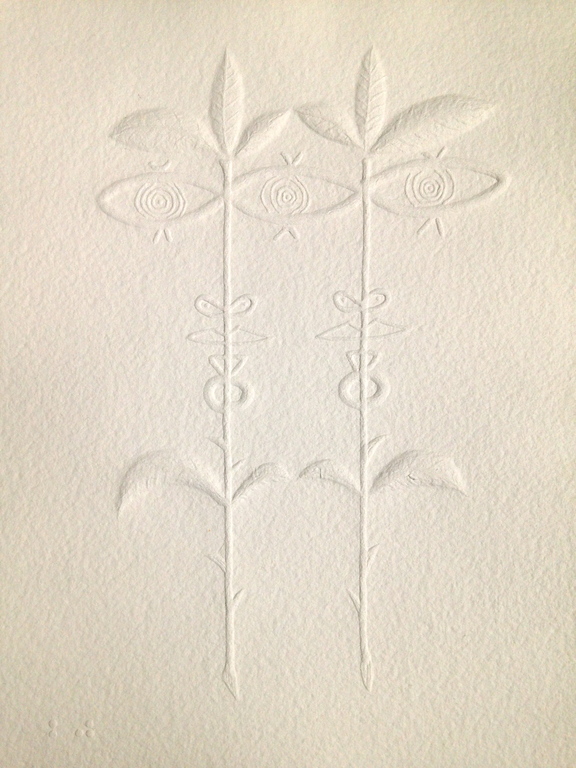 jean Cocteau, Originele preegdruk op handgeschept papier verkocht voor € 120!