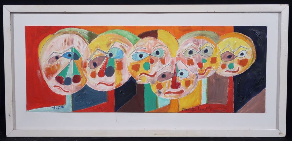 Meertje Kaal: Olieverf op karton, Timelie, Martyn, Max, Erik, Tim - Ingelijst kopen? Bied vanaf 1!