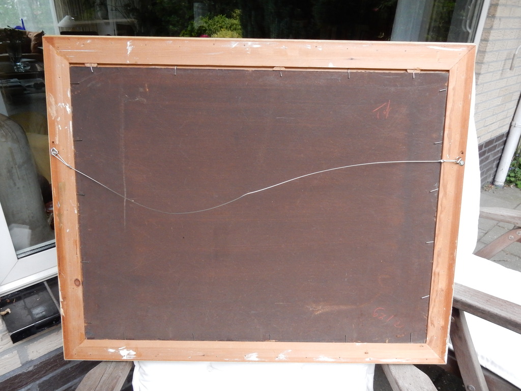 Jan Dona, olieverf op schilders-board, stilleven - bloemen in vaas kopen? Bied vanaf 125!