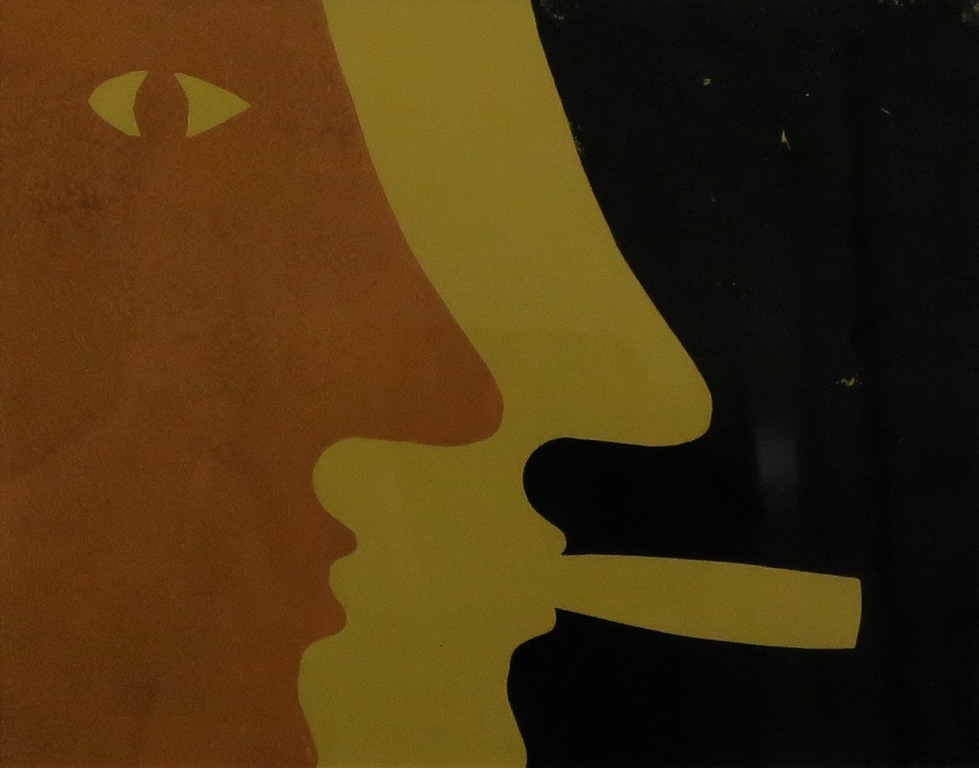 Jan Snoeck: Zeefdruk, Have a cigar - Ingelijst kopen? Bied vanaf 50!