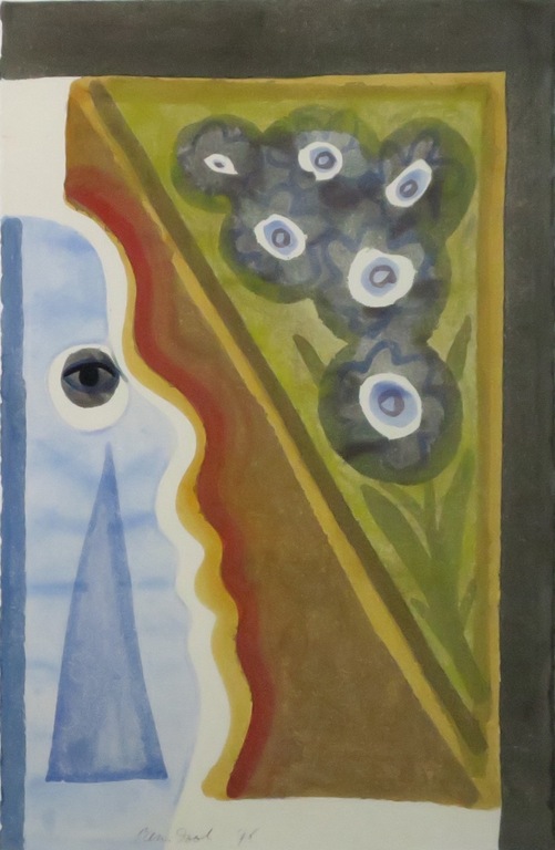 Rein Dool: Aquarel op rijstpapier, Zonder titel - Ingelijst (groot) kopen? Bied vanaf 150!