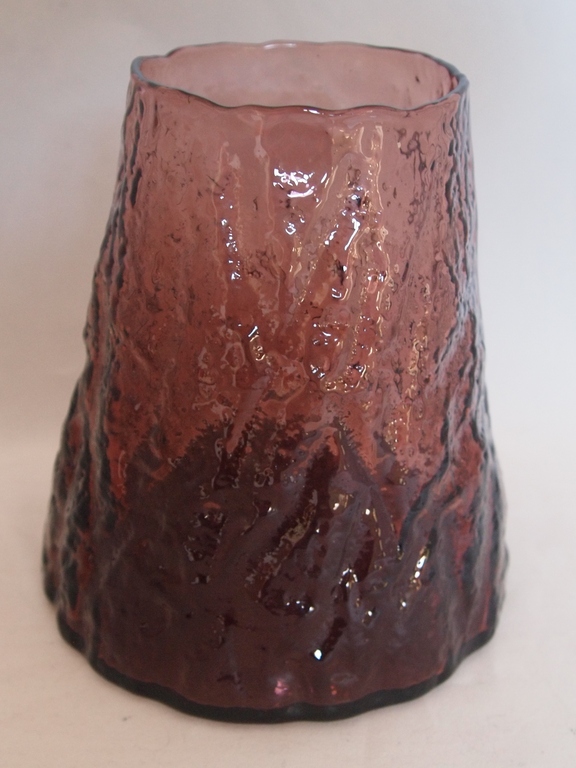 Vintage paarse glazen boombast vaas kopen? Bied vanaf 1!