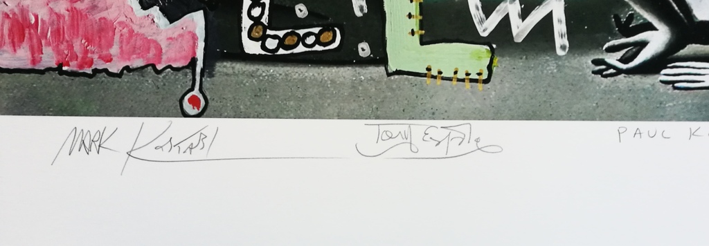 Mark Kostabi,Paul Kostabi en Toni Esposito-Bystander- giclee kleur kopen? Bied vanaf 1!