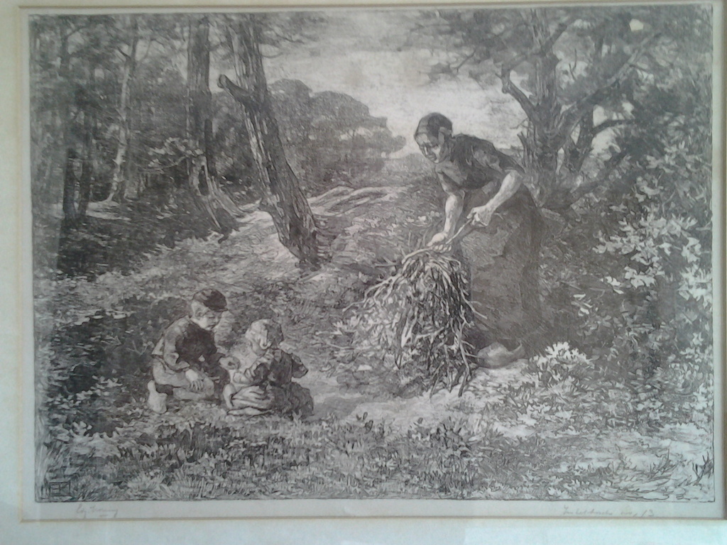 Edzard Willem Koning 1869-1954: Litho  kopen? Bied vanaf 125!