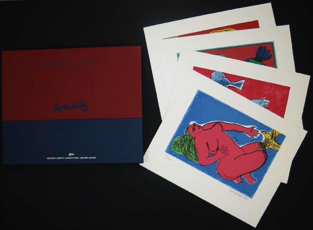 Corneille: 4x Zeefdruk, Luxe editie portfolio: Hymne a l'ete verkocht voor € 350!