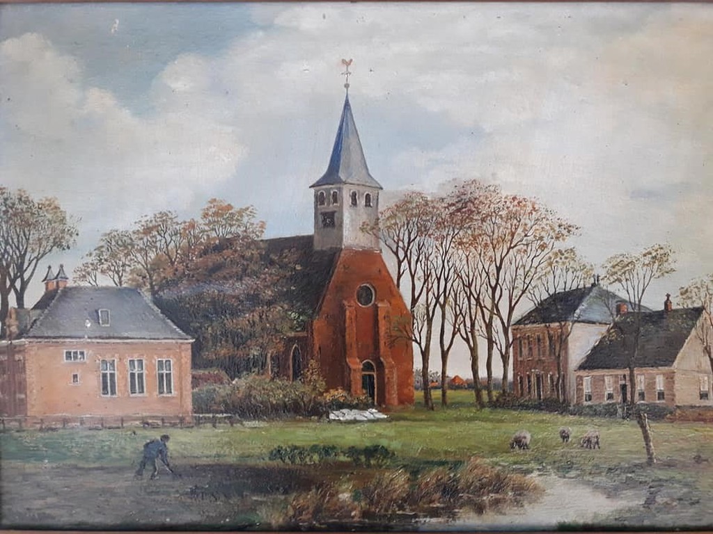 J de Boer, Noord-Hollands landschap. kopen? Bied vanaf 1!