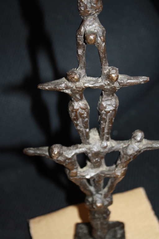 JOHN BIER - BRONS SCULPTUUR  7 ACROBATEN - ALKMAAR  kopen? Bied vanaf 140!