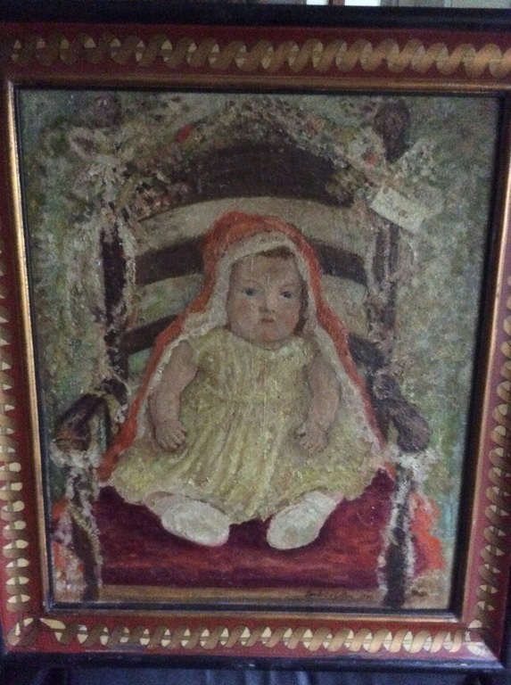 Schilderij baby door Lambert van Geffen 1897-1957 kopen? Bied vanaf 85!