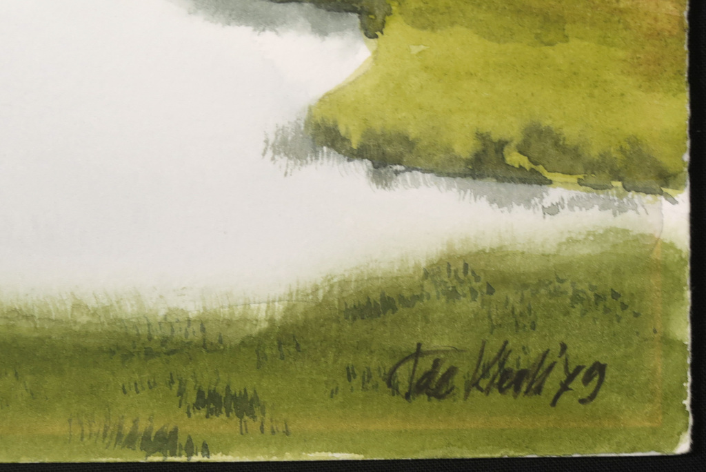 Thomas de Klerk: Aquarel, Schellinkhout kopen? Bied vanaf 20!