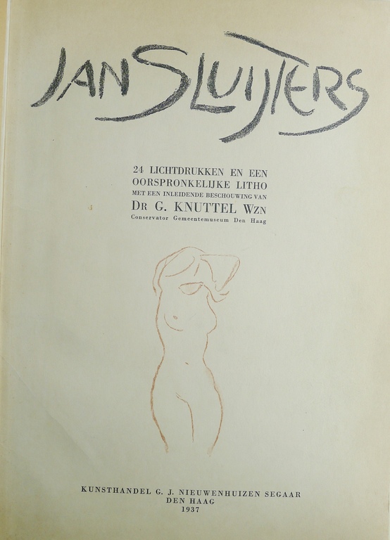 Jan Sluijters,oorspronkelijke lithografie uit het boek  kopen? Bied vanaf 45!