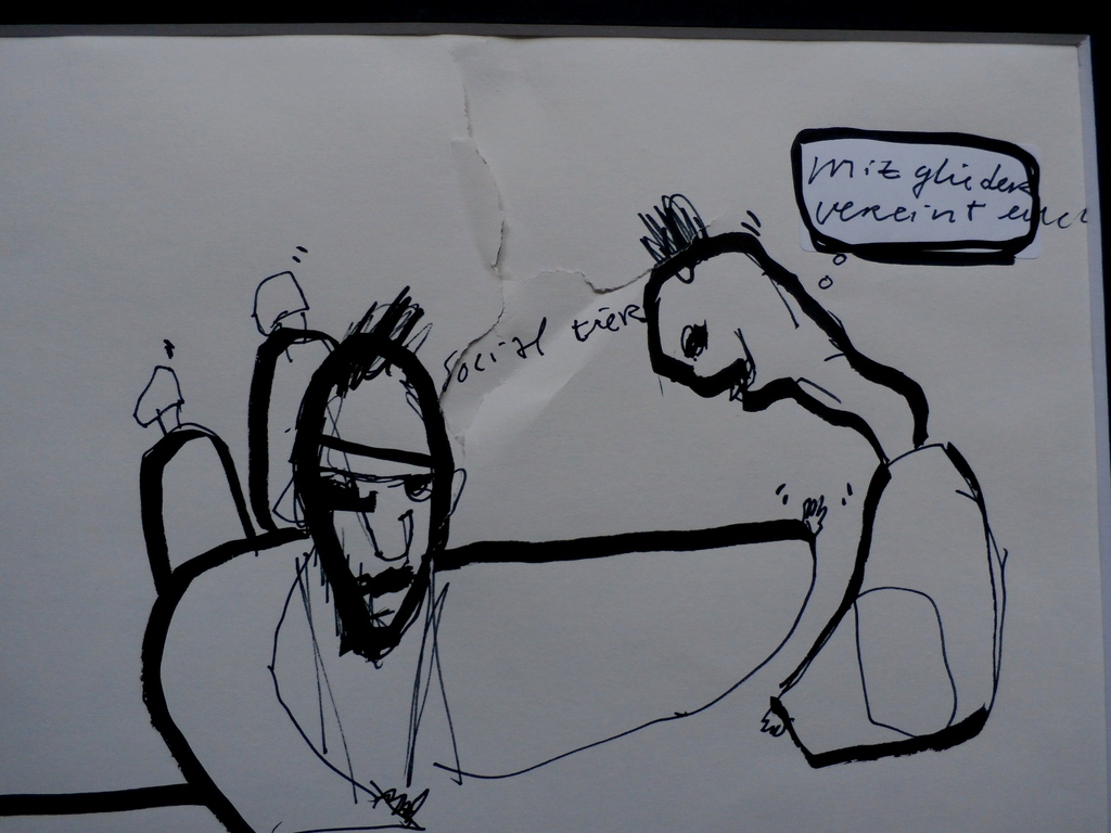 Herman Brood - tekening - Social Tier kopen? Bied vanaf 1!