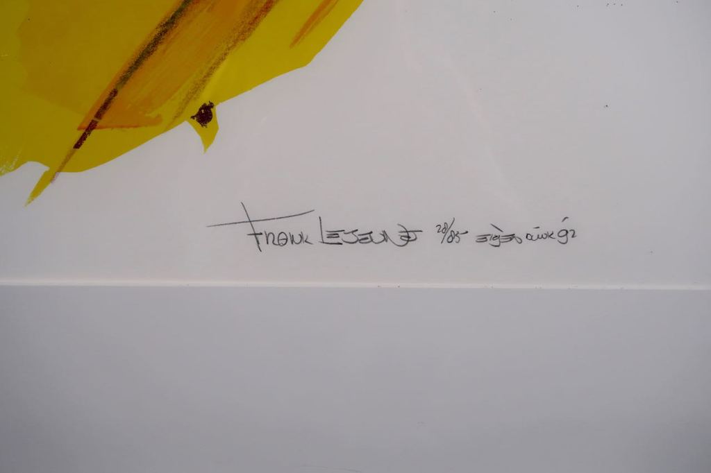 Frank Lejeune: Zeefdruk, Zonder titel - Ingelijst kopen? Bied vanaf 50!