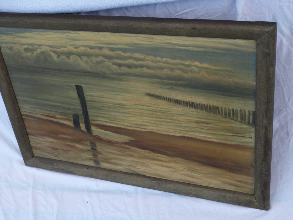 Willy van Schoonhoven van Beurden: Olieverf op doek, Zoutelande – 1937  kopen? Bied vanaf 85!