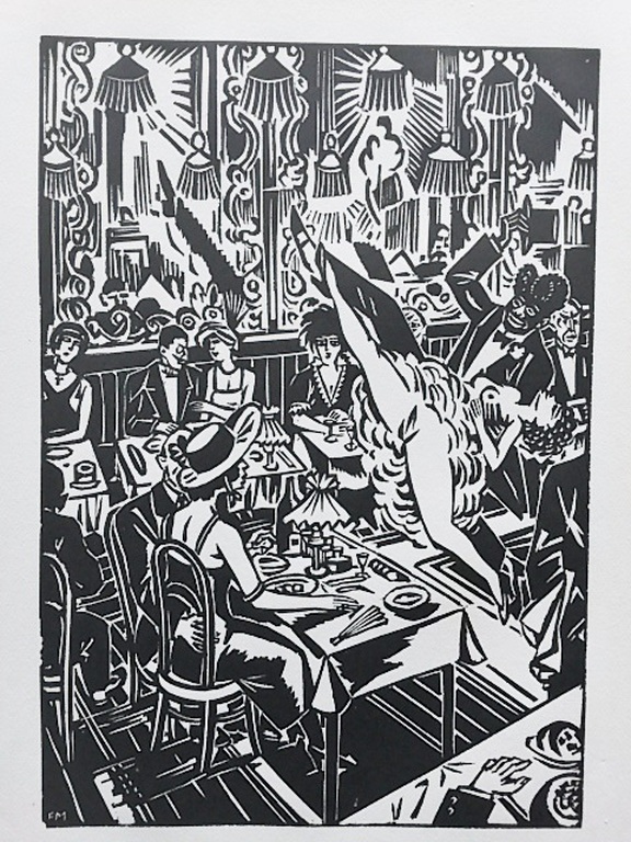 Frans Masereel, houtsnede, uit La Ville 1928 verkocht voor € 45!