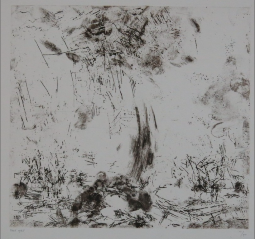 Wilfred Voet: Ets, Landschap kopen? Bied vanaf 1!