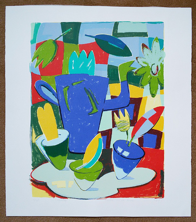 Susette van de Lande - ‘s Middags, zeefdruk kopen? Bied vanaf 20!