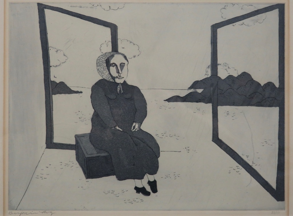 Benjamin Levy: Ets, The grandmother that I never met - Ingelijst kopen? Bied vanaf 60!