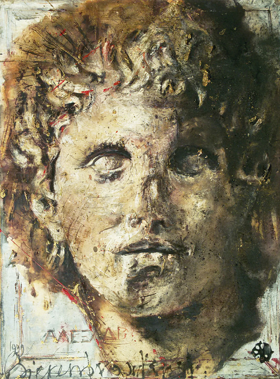 Gerti Bierenbroodspot -  Alexander, gem. techniek (prachtig ingelijst, groot) kopen? Bied vanaf 850!