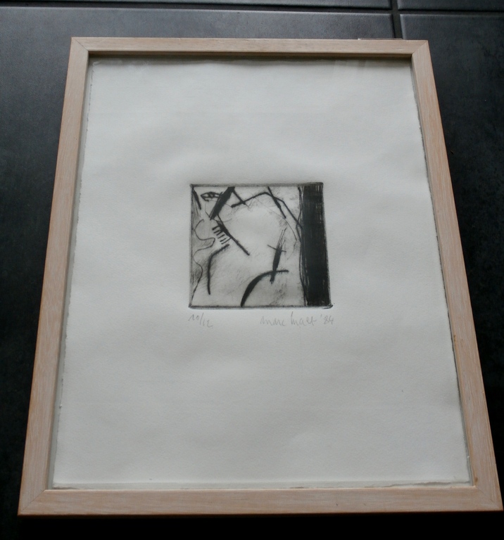 Marc Maet - Marc Maet - ingelijste ets - 1984 - oplage: 12 stuks kopen? Bied vanaf 99!
