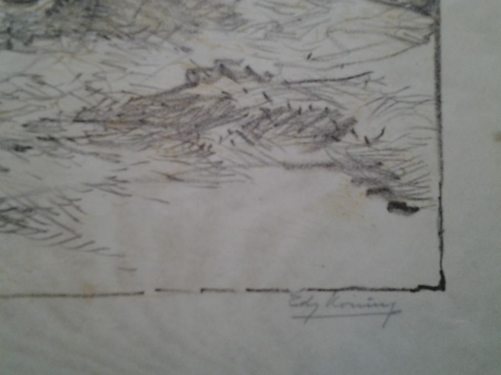 Edzard Willem Koning (1869-1954), kleurenlitho, Veluwsche Kinderkens kopen? Bied vanaf 35!