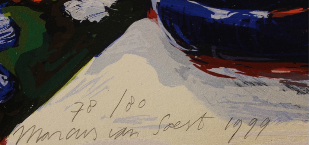 MARCUS VAN SOEST(78/80) afm 80x80, laag openingsbod kopen? Bied vanaf 45!