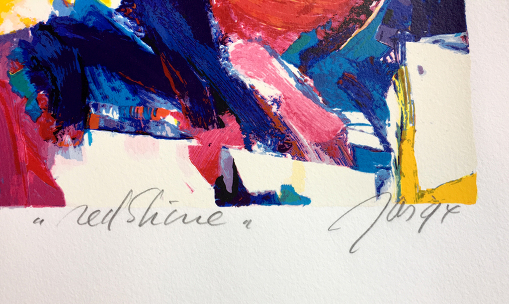 JAS - Red Shine - gesigneerde zeefdruk - oplage 100 ex. - 1994 kopen? Bied vanaf 40!