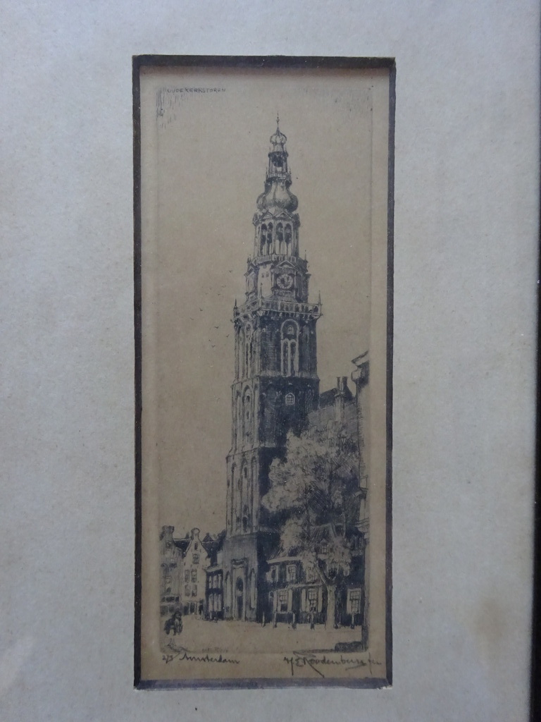 H.E. Roodenburg -  Amsterdam – Oude Kerkstoren. kopen? Bied vanaf 1!