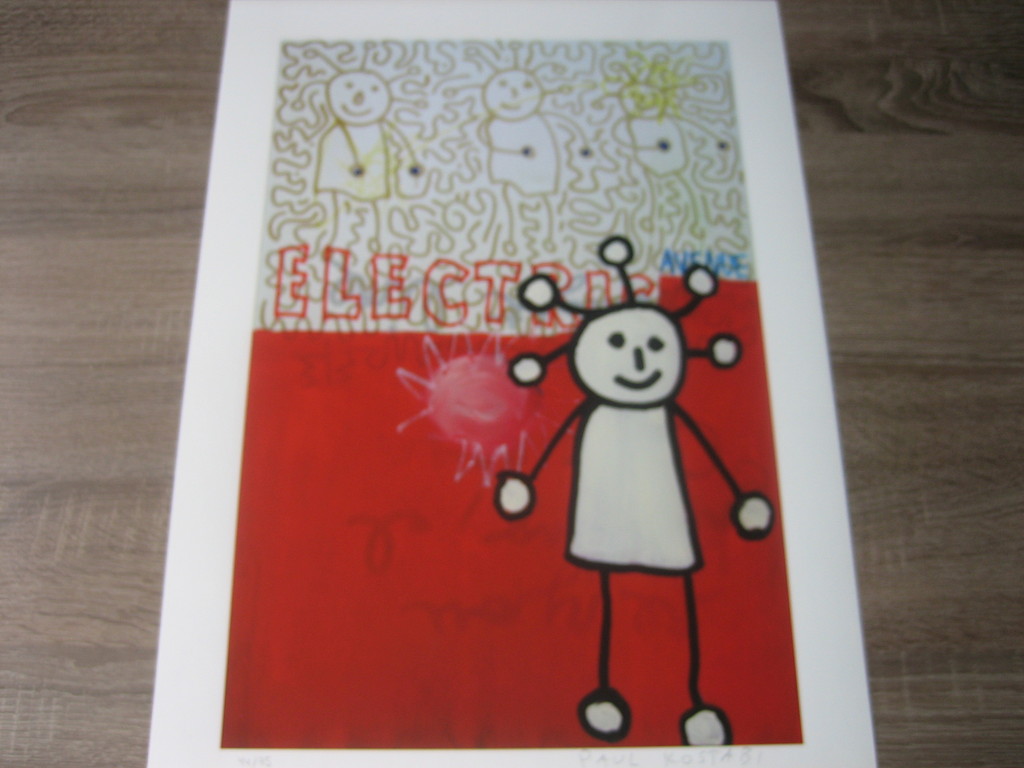 Paul Kostabi - Electric avenue - Giclee - Handgesigneerd - Oplage: 75 - 2014 kopen? Bied vanaf 35!