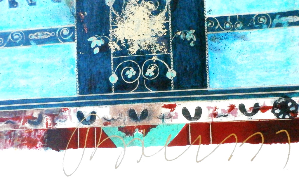 Gerti Bierenbroodspot - zeefdruk: The lion gate kopen? Bied vanaf 100!