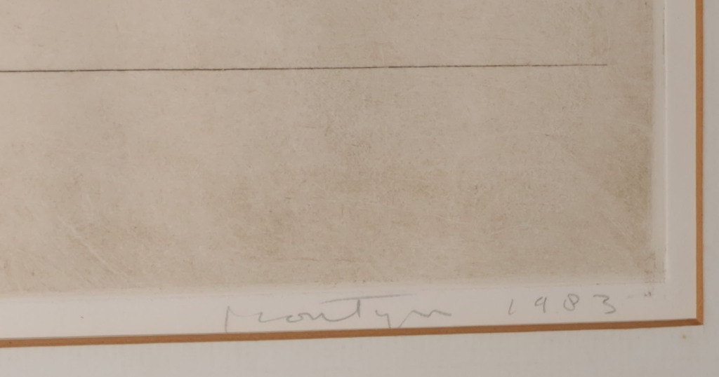 Jan Montyn: Ets, Z.T. - Ingelijst kopen? Bied vanaf 100!