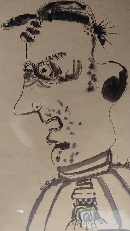 LUCEBERT grote tekening uit 1966,gesigneerd en gedateerd, ingelijst, CoBrA kunst kopen? Bied vanaf 525!