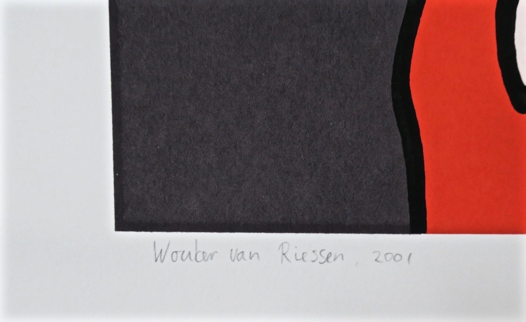 Lot met 2 zeefdrukken van Wouter van Riessen: Death en Kroon kopen? Bied vanaf 35!