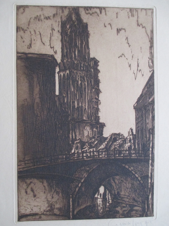 Germ de Jong, ets 1918 kopen? Bied vanaf 30!