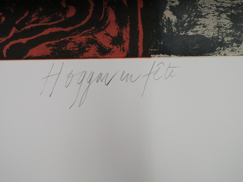 Corneille: Ets en Aquatint, Hoggar en fete (Zeer groot!) kopen? Bied vanaf 550!