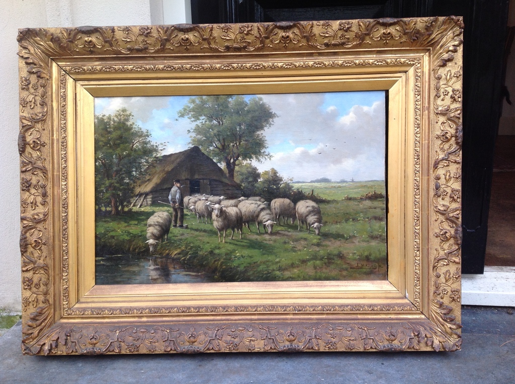 A.M. Geyp, Schapen in landschap kopen? Bied vanaf 1!