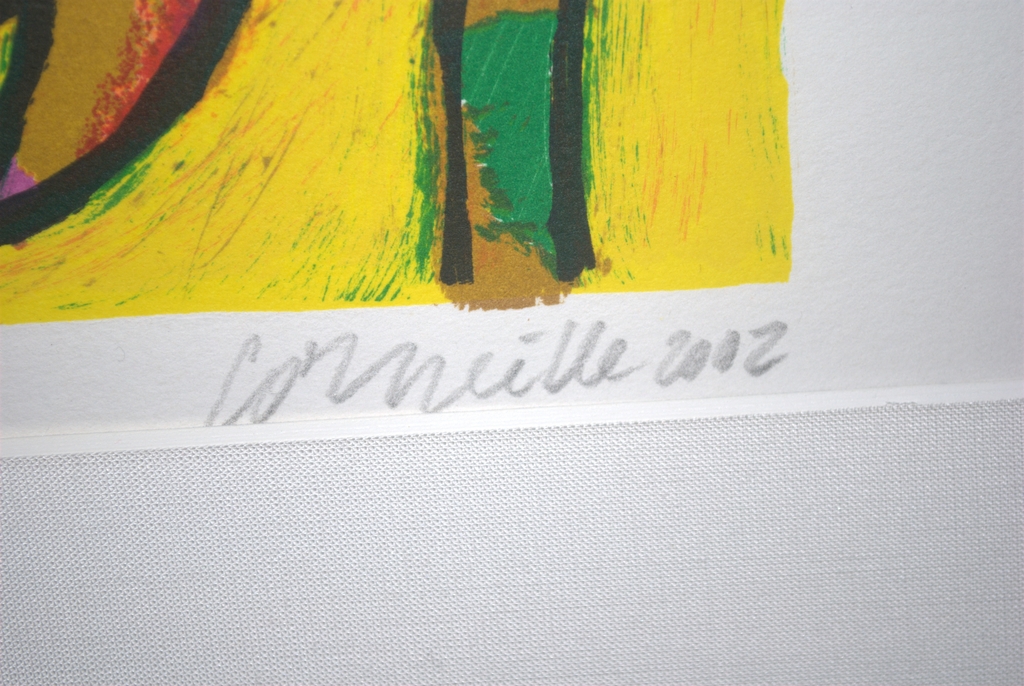 Vogel en vis - litho 199/300 - 2002 - galerielijst kopen? Bied vanaf 175!