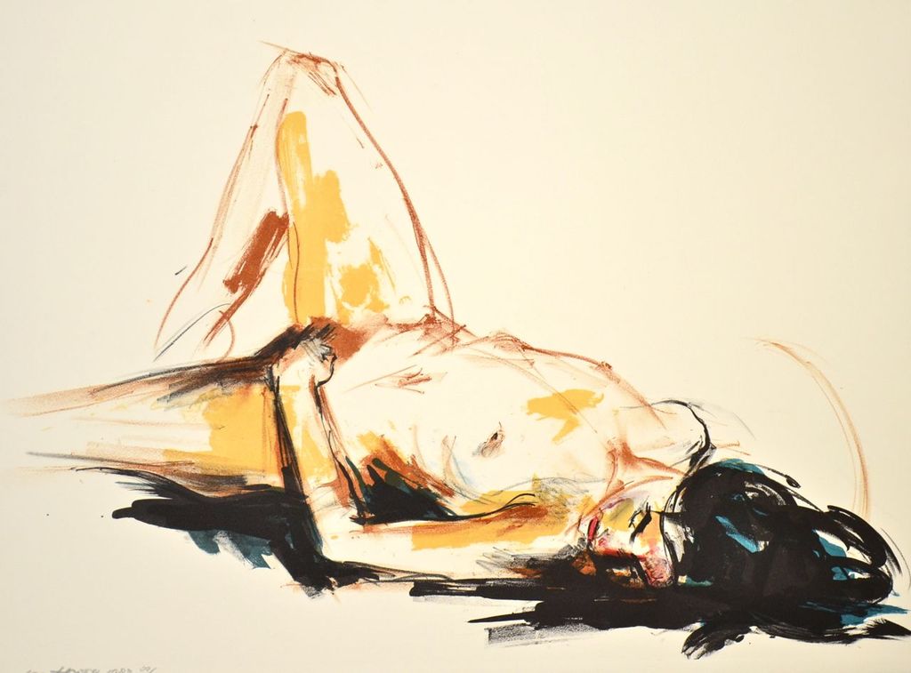 Bob ten Hoope: Litho. Vrouwelijk naakt kopen? Bied vanaf 35!