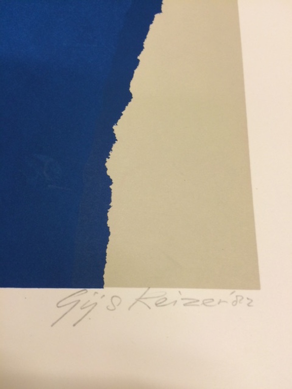 Gijs Keizer, zonder titel, zeefdruk, 10/10 e.d., 1982 kopen? Bied vanaf 25!